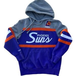 Mitchell & Ness Phoenix Suns Purple Head Coach Pullover Hoodie Size Small